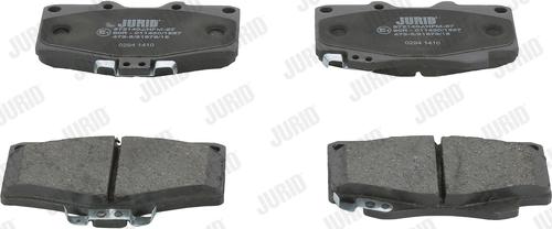 Jurid 572140J - Комплект спирачно феродо, дискови спирачки www.parts5.com