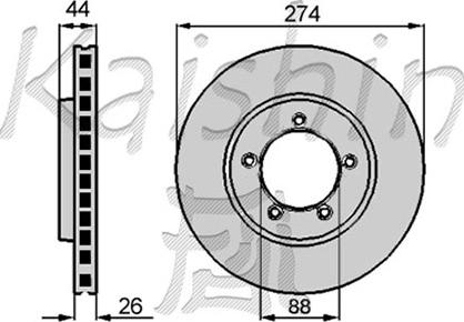 Delphi BG4134 - Δισκόπλακα www.parts5.com