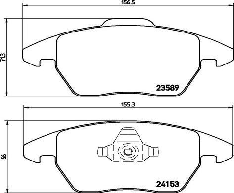 KRAFT AUTOMOTIVE 6006150 - Komplet zavornih oblog, ploscne (kolutne) zavore www.parts5.com