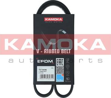 Kamoka 7014036 - Hosszbordás szíj www.parts5.com