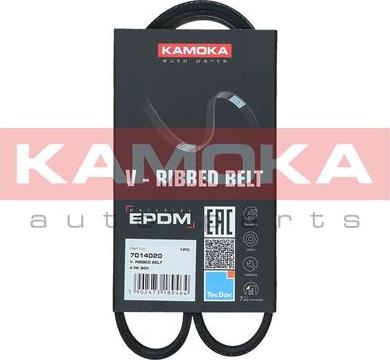 Kamoka 7014020 - Correa trapecial poli V www.parts5.com