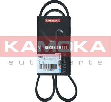 Kamoka 7016041 - Ozubený klínový řemen www.parts5.com