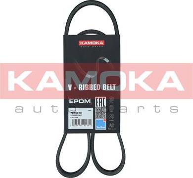 Kamoka 7016043 - Keilrippenriemen www.parts5.com