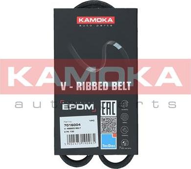 Kamoka 7016004 - Ozubený klínový řemen www.parts5.com