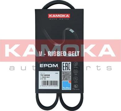 Kamoka 7016008 - Ozubený klínový řemen www.parts5.com