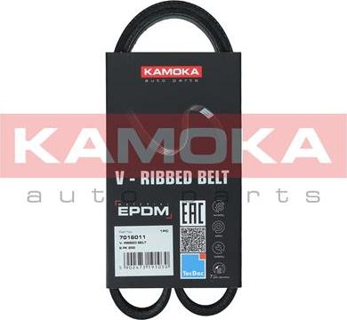 Kamoka 7016011 - Поликлиновой ремень www.parts5.com