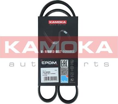 Kamoka 7016020 - Pasek klinowy wielorowkowy www.parts5.com