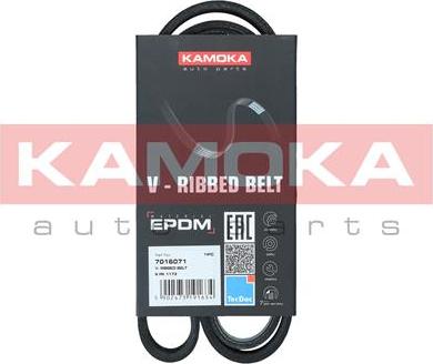 Kamoka 7016071 - Ozubený klínový řemen www.parts5.com