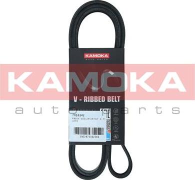 Kamoka 7016142 - V-Ribbed Belt www.parts5.com