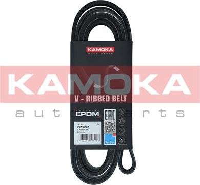 Kamoka 7016234 - Courroie trapézoïdale à nervures www.parts5.com