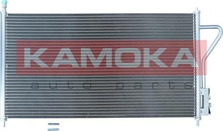 Kamoka 7800196 - Condenser, air conditioning www.parts5.com