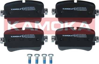 Kamoka JQ101497 - Brake Pad Set, disc brake www.parts5.com