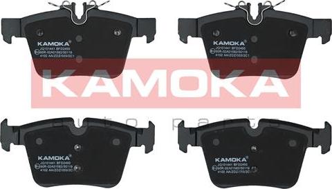 Kamoka JQ101441 - Sada brzdových destiček, kotoučová brzda www.parts5.com