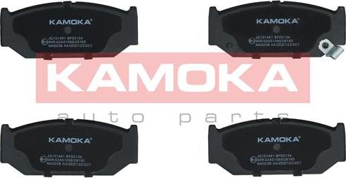 Kamoka JQ101461 - Тормозные колодки, дисковые, комплект www.parts5.com