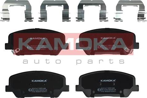 Kamoka JQ101417 - Kit de plaquettes de frein, frein à disque www.parts5.com