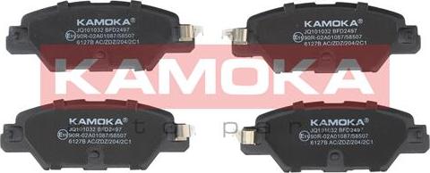 Kamoka JQ101032 - Set placute frana,frana disc www.parts5.com