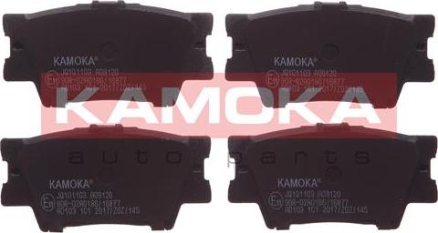 Kamoka JQ101103 - Brake Pad Set, disc brake www.parts5.com