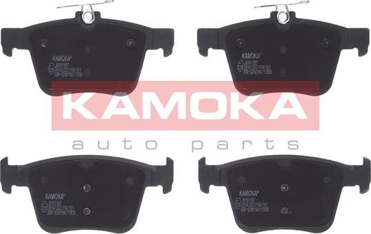 Kamoka JQ101187 - Brake Pad Set, disc brake www.parts5.com