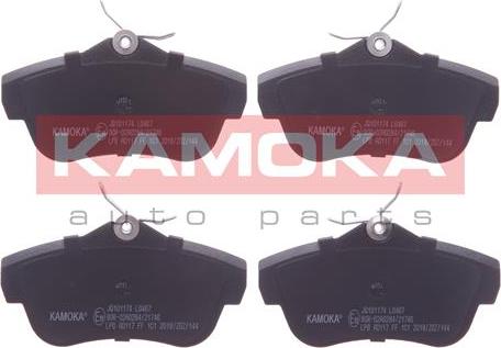 Kamoka JQ101174 - Sada brzdových destiček, kotoučová brzda parts5.com