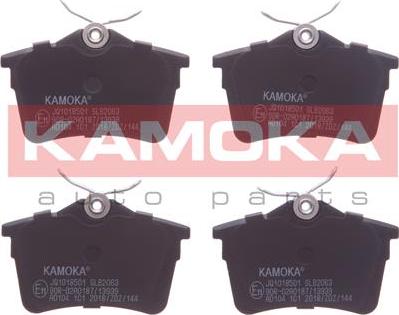 Kamoka JQ1018501 - Fékbetétkészlet, tárcsafék www.parts5.com