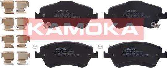 Kamoka JQ1018092 - Kit de plaquettes de frein, frein à disque www.parts5.com