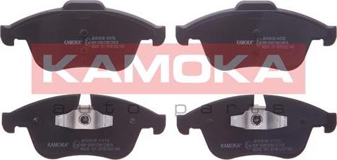 Kamoka JQ1018136 - Kit de plaquettes de frein, frein à disque www.parts5.com