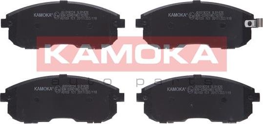 Kamoka JQ1018224 - Brake Pad Set, disc brake parts5.com