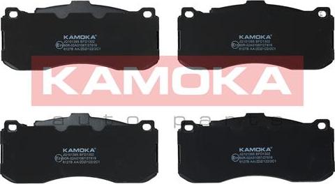 Kamoka JQ101395 - Set placute frana,frana disc www.parts5.com