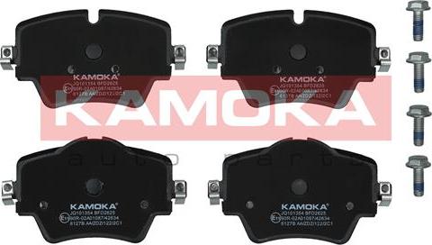 Kamoka JQ101354 - Brake Pad Set, disc brake www.parts5.com