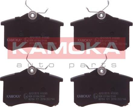 Kamoka JQ1013576 - Sada brzdových destiček, kotoučová brzda www.parts5.com