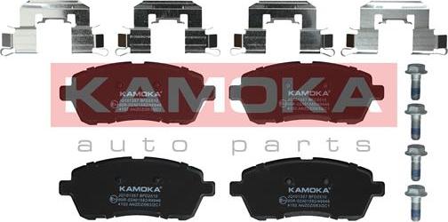 Kamoka JQ101357 - Тормозные колодки, дисковые, комплект www.parts5.com