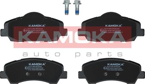 Kamoka JQ101386 - Brake Pad Set, disc brake www.parts5.com