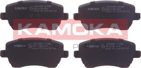 Kamoka JQ1013398 - Комплект спирачно феродо, дискови спирачки www.parts5.com