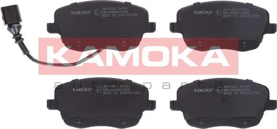 Kamoka JQ1013324 - Sada brzdových destiček, kotoučová brzda www.parts5.com