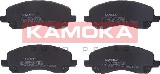 Kamoka JQ1013242 - Kit de plaquettes de frein, frein à disque www.parts5.com