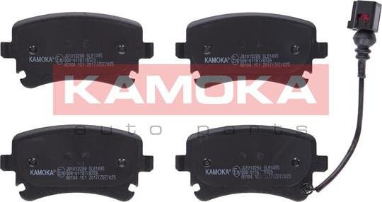 Kamoka JQ1013288 - Fékbetétkészlet, tárcsafék www.parts5.com