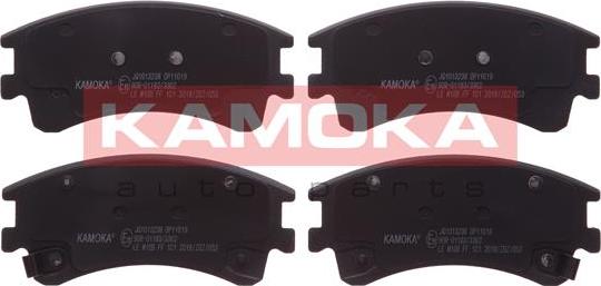 Kamoka JQ1013238 - Тормозные колодки, дисковые, комплект www.parts5.com