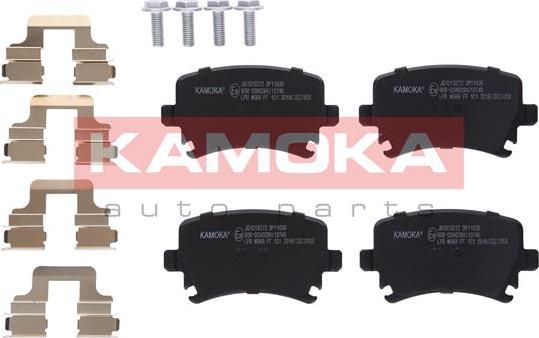 Kamoka JQ1013272 - Fékbetétkészlet, tárcsafék www.parts5.com