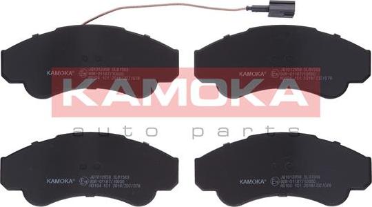 Kamoka JQ1012958 - Brake Pad Set, disc brake www.parts5.com