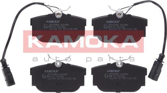 Kamoka JQ1012964 - Тормозные колодки, дисковые, комплект www.parts5.com
