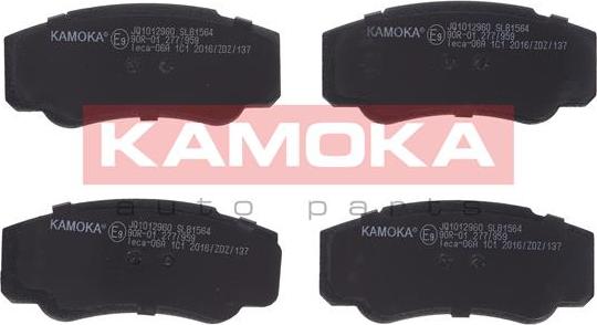 Kamoka JQ1012960 - Тормозные колодки, дисковые, комплект www.parts5.com