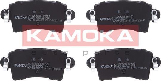 Kamoka JQ1012906 - Тормозные колодки, дисковые, комплект www.parts5.com
