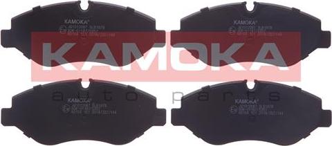 Kamoka JQ1012087 - Fékbetétkészlet, tárcsafék www.parts5.com