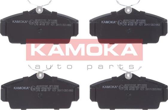 Kamoka JQ1012192 - Комплект спирачно феродо, дискови спирачки www.parts5.com