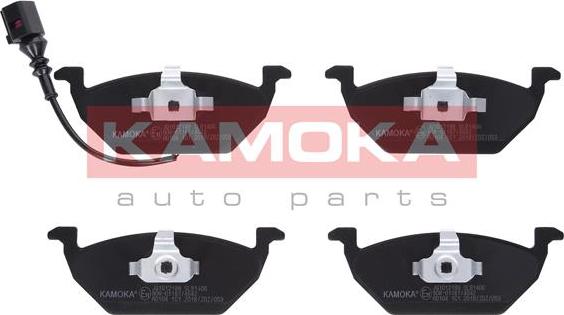 Kamoka JQ1012188 - Sada brzdových destiček, kotoučová brzda www.parts5.com