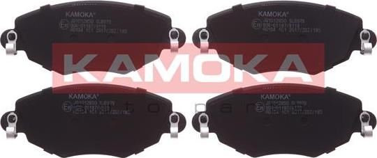 Kamoka JQ1012850 - Komplet zavornih oblog, ploscne (kolutne) zavore www.parts5.com