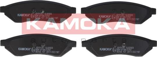 Kamoka JQ101287 - Brake Pad Set, disc brake www.parts5.com