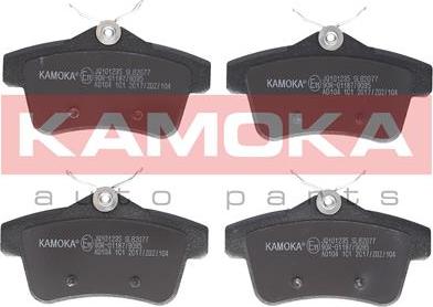 Kamoka JQ101235 - Piduriklotsi komplekt,ketaspidur www.parts5.com