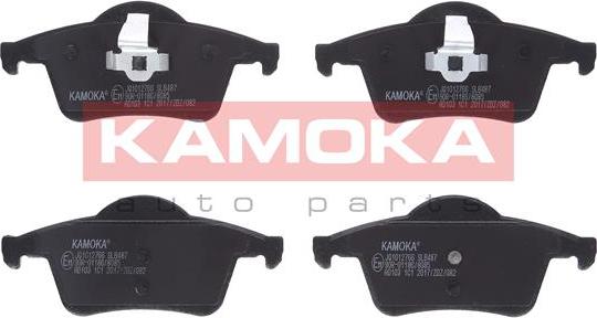 Kamoka JQ1012766 - Kit de plaquettes de frein, frein à disque www.parts5.com