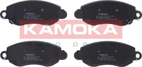 Kamoka JQ1012762 - Set placute frana,frana disc www.parts5.com